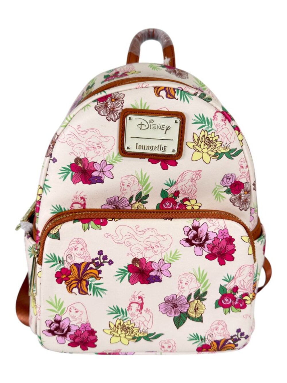 Loungefly Disney Princess Floral Mini Backpack With tags